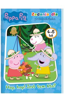 Obrazek Peppa Pig Zadania dla przedszkolaka Hop. hop! Jest tam kto?