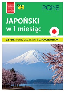 Obrazek Japoński w 1 miesiąc Szybki kurs językowy PONS z nagraniami mp3