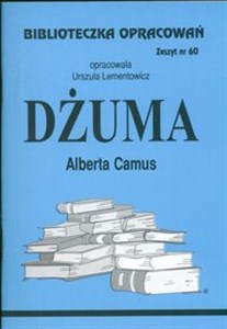 Obrazek Biblioteczka Opracowań Dżuma Alberta Camusa Zeszyt nr 60