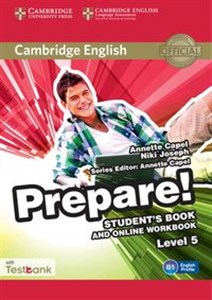 Obrazek Cambridge English Prepare! 5 Student's Book + Online Workbbok +Testbank