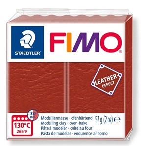 Bild von Masa Fimo Leather effect 57g rdzawy