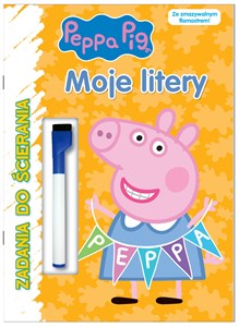 Obrazek Peppa Pig Zadania do ścierania Moje litery