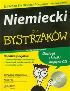 Obrazek Niemiecki dla bystrzaków Kurs dla początkujących. Dialogi z książki na płycie CD