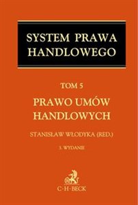 Obrazek Prawo umów handlowych Tom 5