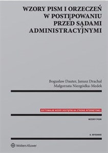 Bild von Wzory pism i orzeczeń w postępowaniu przed sądami administracyjnymi