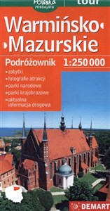 Obrazek Warmińsko-mazurskie Podróżownik 1:250 000 Turystyczna mapa samochodowa