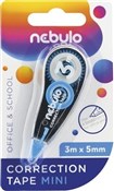 Pokaż szczegóły dla Korektor w taśmie Nebulo mini 5 mm x 3 m Polska książka : Korektor w...
