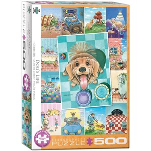 Bild von Puzzle 500 Psie życie XXL