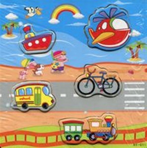 Bild von Układanka drewniana 5 elementów