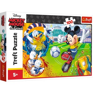 Obrazek Puzzle Myszka Miki na boisku 100