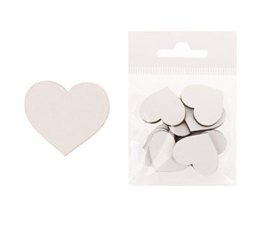 Obrazek Dekoracja drewniana 12szt Serce duże