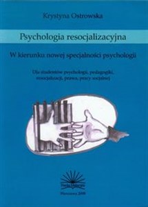 Bild von Psychologia resocjalizacyjna WQ kierunku nowej specjalności psychologii