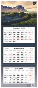 Obrazek Kalendarz trójdzielny 2026 - Widoki