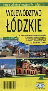 Obrazek Województwo łódzkie Mapa administracyjno-turystyczna 1:250 000