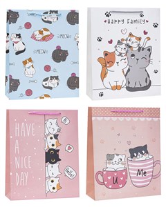 Obrazek Torebki prezentowe TD-23128-A5 wzór dziecięcy 12 sztuk