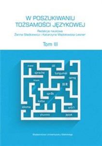 Bild von W poszukiwaniu tożsamości językowej Tom 3