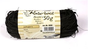 Bild von Rafia naturalna czarny FOLIA PAPER