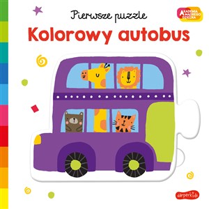 Obrazek Pierwsze puzzle Kolorowy autobus