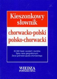 Obrazek Kieszonkowy słownik chorwacko polski polsko chorwacki