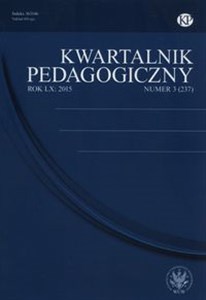 Obrazek Kwartalnik Pedagogiczny 3/2015