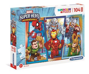 Bild von Puzzle 104 Supercolor Maxi Marvel Super Hero Adventures
