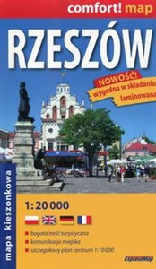 Bild von Rzeszów plan miasta kieszonkowy 1:20000 comfort! Map