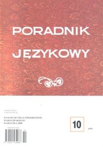 Bild von Poradnik językowy 10/2008