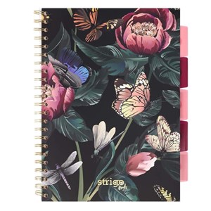 Obrazek Kołozeszyt Pads A4/100K kratka Kwiaty zielony