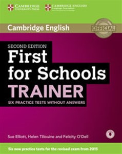 Bild von First for Schools Trainer Six Practice Tests without Answers with Audio
