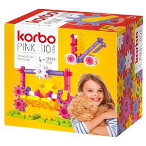 Obrazek Klocki Korbo Pink 110 elementów Korbo klocki