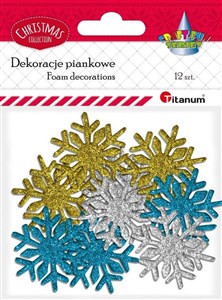 Bild von Piankowe śnieżynki brokatowe mix 12szt.