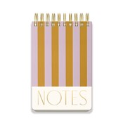 Zeige Details für Notatnik duży Lilac + Ochre Stripes Książka : Notatnik d...