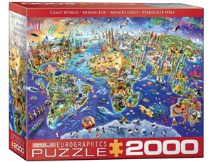 Obrazek Puzzle 2000 Szalony świat