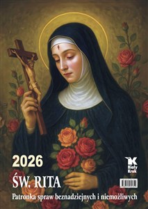 Bild von Kalendarz 2026 ścienny Św. Rita. Patronka spraw beznadziejnych i niemożliwych