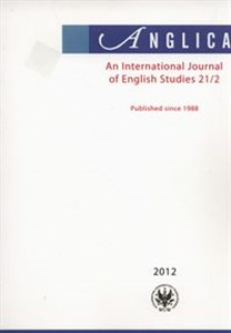 Bild von Anglica An International Journal of English Studies 21/2 2012