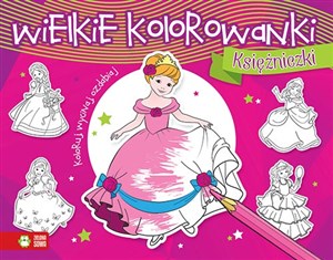 Obrazek Wielkie kolorowanki Księżniczki