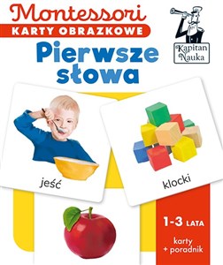 Bild von Montessori. Karty obrazkowe Pierwsze słowa (1-3 lata). Kapitan Nauka