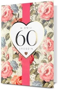 Obrazek Karnet B6 Urodziny 60