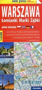 Bild von Warszawa Łomianki Marki Ząbki see you! in... plan miasta 1:26 000