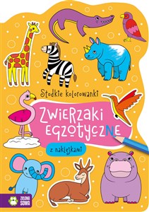 Obrazek Słodkie kolorowanki Zwierzaki egzotyczne