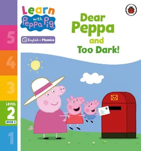 Obrazek Learn with Peppa Phonics Level 2 Book 2 - Dear Peppa and Too Dark! Phonics Reader
