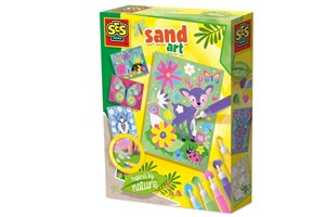 Obrazek Kolorowa sztuka piaskowa inspirowana naturą