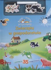 Obrazek Zwierzęta w gospodarstwie rysuj ścieraj przyczepiaj