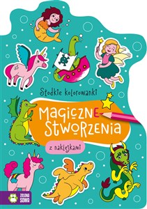 Obrazek Słodkie kolorowanki Magiczne stworzenia