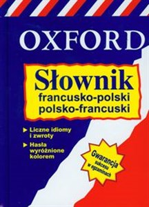 Obrazek Słownik francusko-polski polsko-francuski