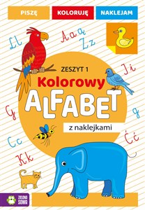 Obrazek Kolorowy alfabet z naklejkami Zeszyt 1