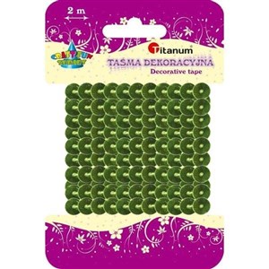Bild von Cekiny na taśmie 6mm 2m zielone