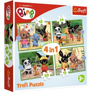 Bild von Puzzle 4w1 Wesoły dzień Binga