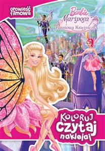 Obrazek Barbie Mariposa i Baśniowa Księżniczka Opowieść filmowa Koloruj cyztaj naklejaj