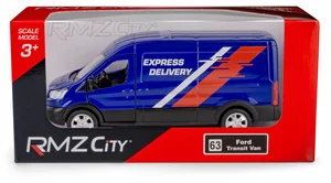 Bild von RMZ City Ford Transit Van 2018 niebieski w skali 1:43